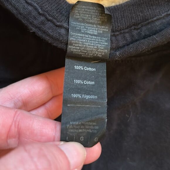 Anvil Grand Sport Men’s Black Race Car T-shirt Large - Picture 4 of 5